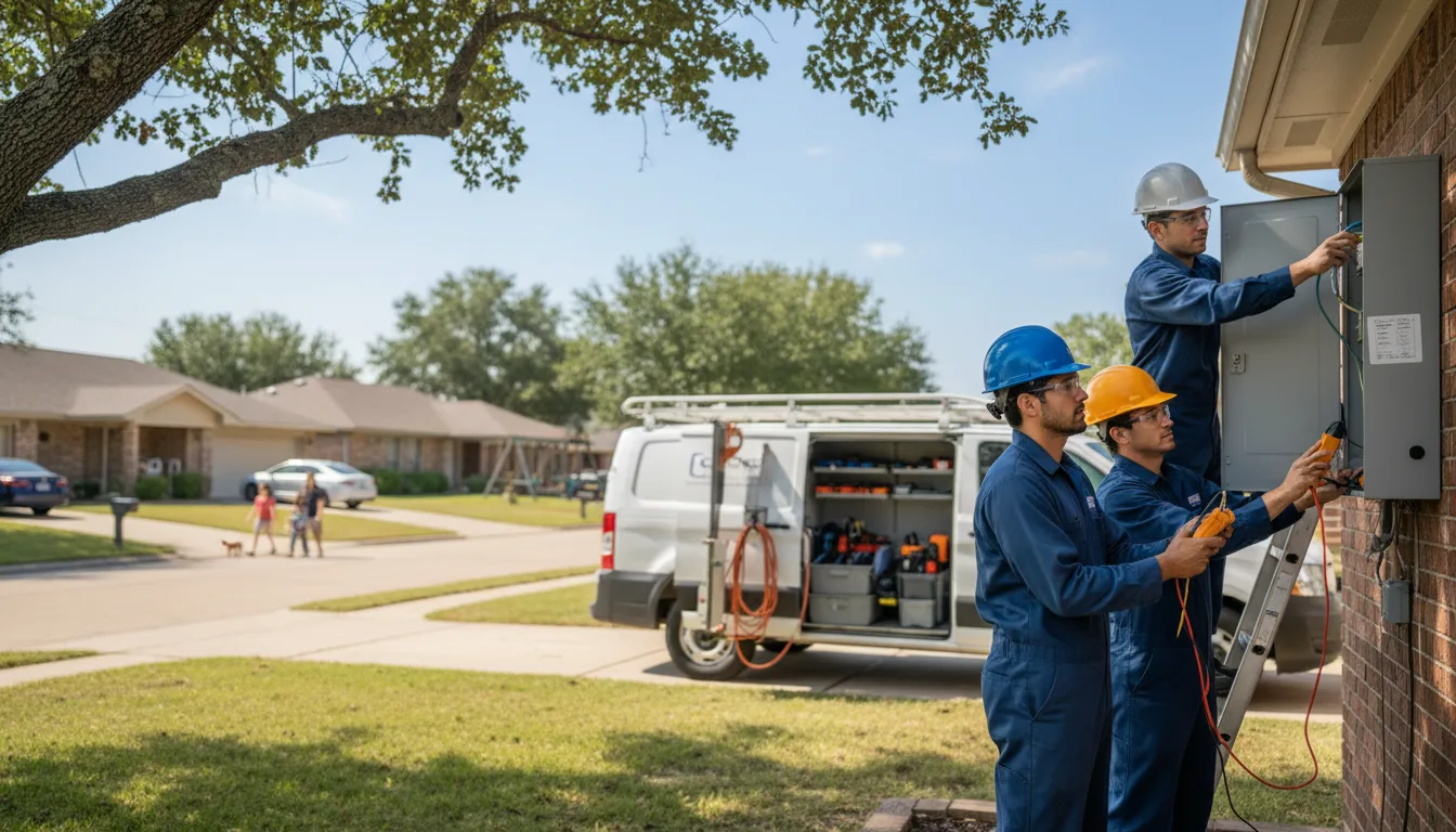 Certified electrician providing emergency electrical services in Perry, LA